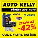Náhradné diely: filtre, oleje, batérie vo zvýhodnených cenách od Auto Kelly
